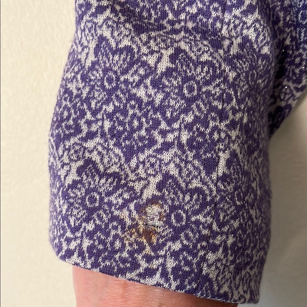 Purple Patterned Women's Jacket - image 6